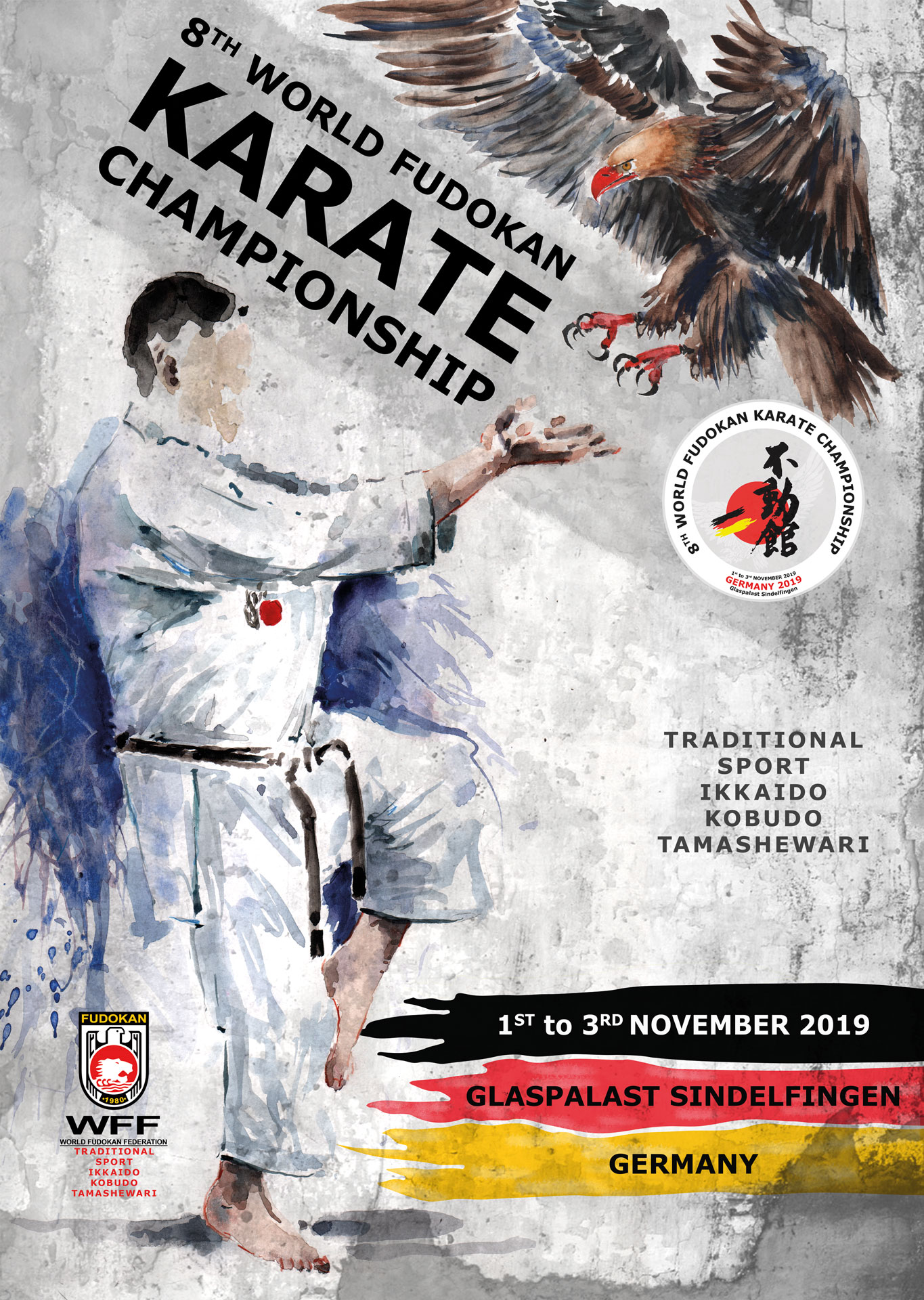 Karate-WM im Glaspalast in Sindelfingen
